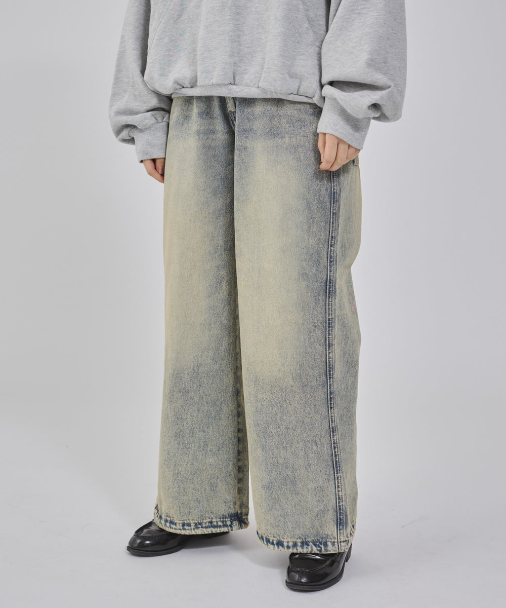 デニム淡加工 モデル：162cm S着用