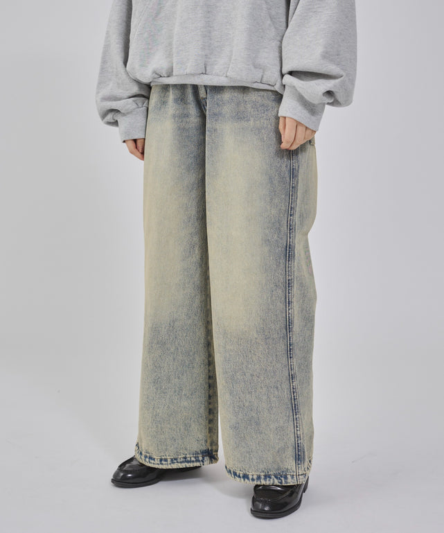 デニム淡加工 モデル：162cm S着用