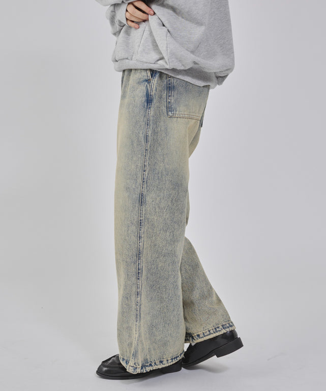 デニム淡加工 モデル：162cm S着用