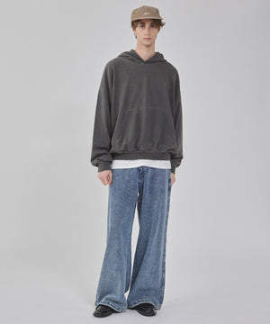 デニム中濃加工 モデル：178cm L着用