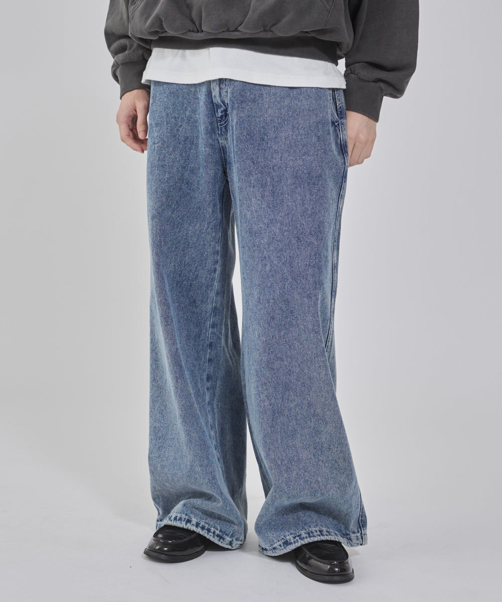 デニム中濃加工 モデル：178cm L着用