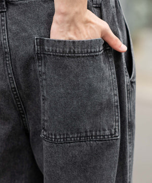 ローライズバギーフレアデニムパンツ