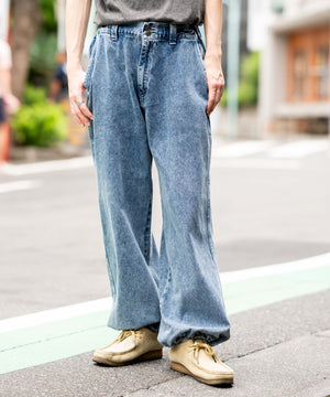 デニム中濃加工 モデル：175cm L着用