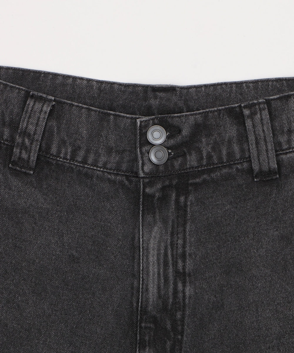 ローライズバギーフレアデニムパンツ