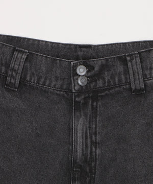 ローライズバギーフレアデニムパンツ