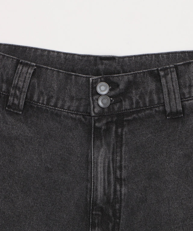 ローライズバギーフレアデニムパンツ