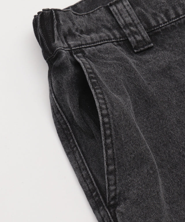 ローライズバギーフレアデニムパンツ