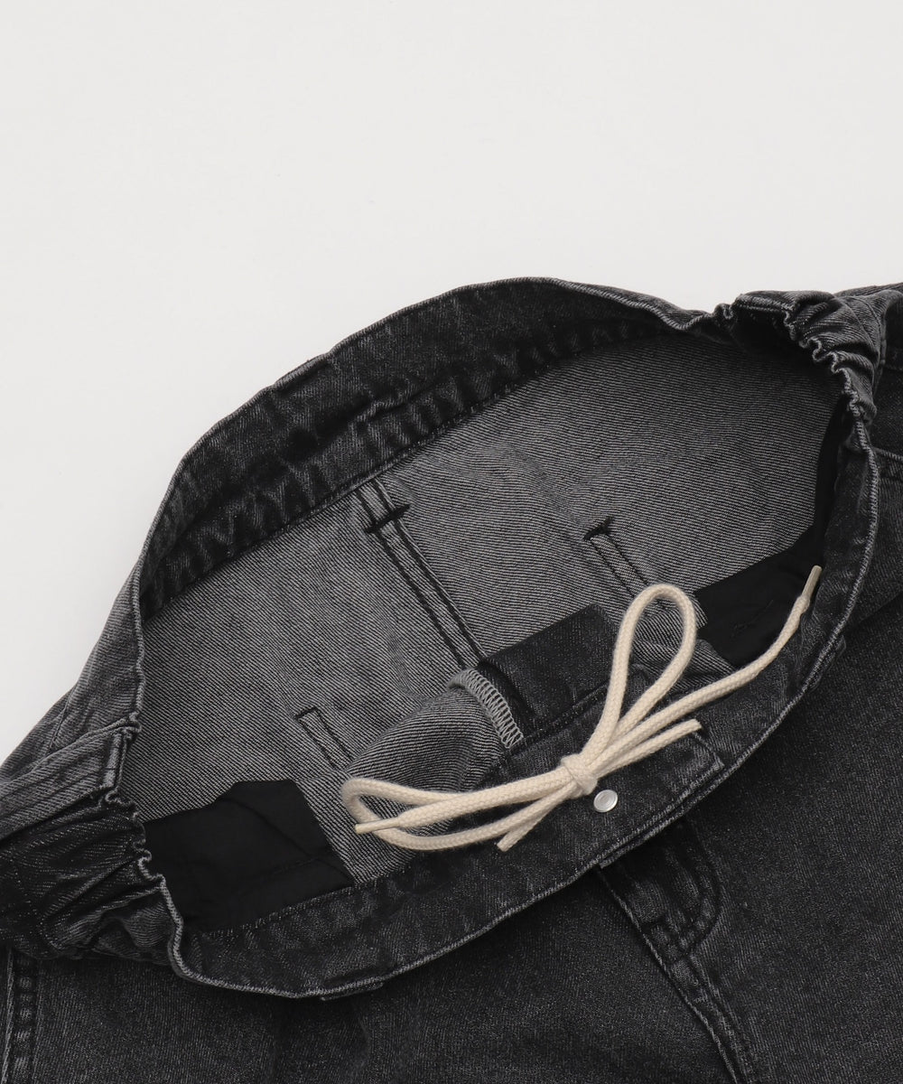 ローライズバギーフレアデニムパンツ