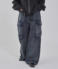 デニム淡加工 / M