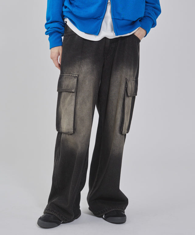 ローライズバギーフレアデニムカーゴパンツ｜WEGO（ウィゴー