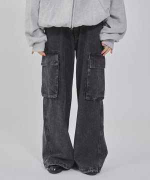 デニムブラックソノタ モデル：162cm M着用