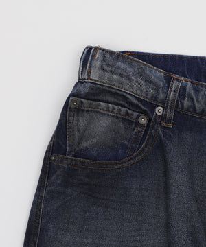 ローライズバギーフレアデニムカーゴパンツ