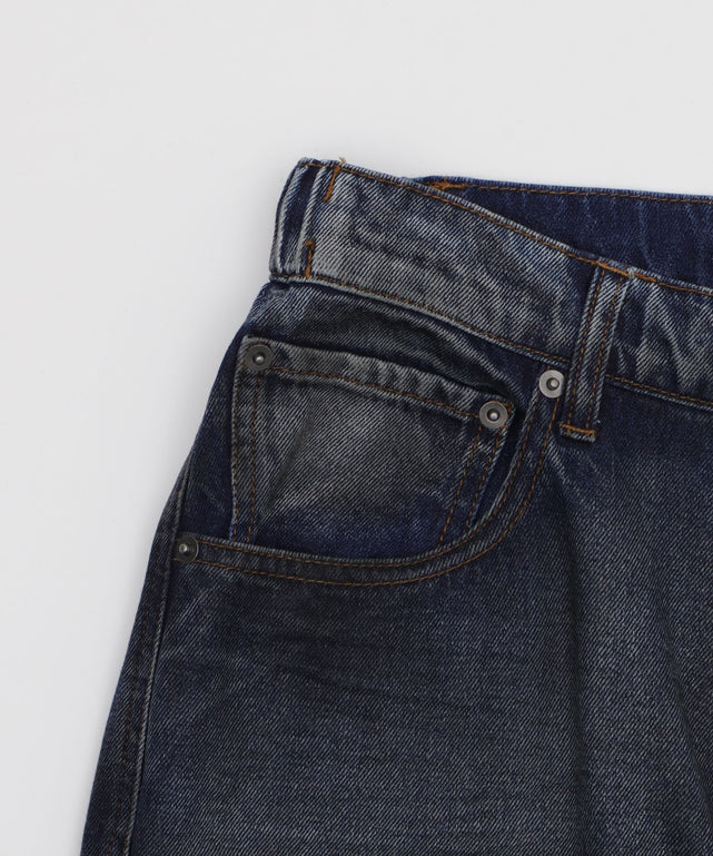 ローライズバギーフレアデニムカーゴパンツ