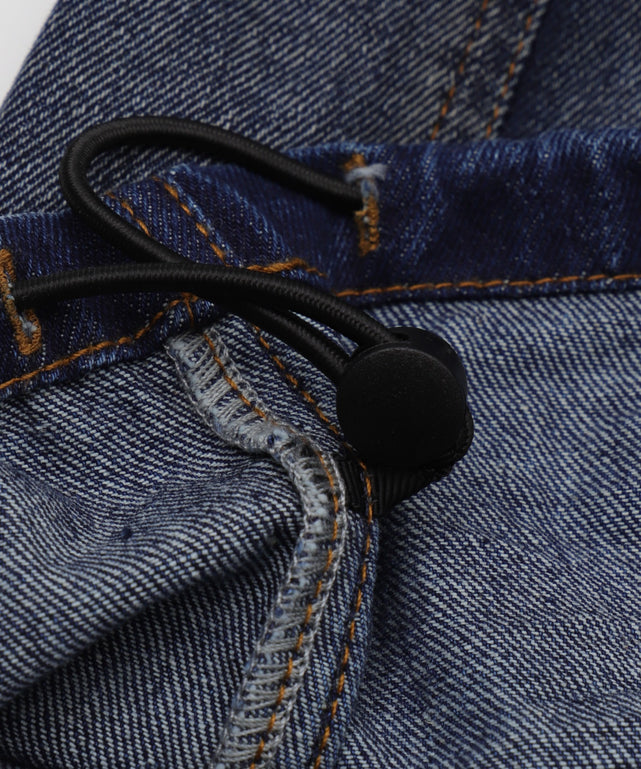 ローライズバギーフレアデニムカーゴパンツ