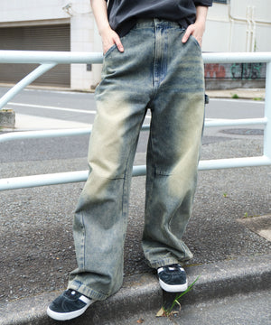 デニム淡加工  モデル：160cm M着用