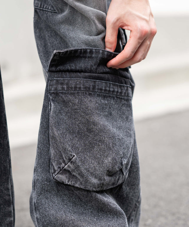 イージーマルチポケットデニムカーゴ