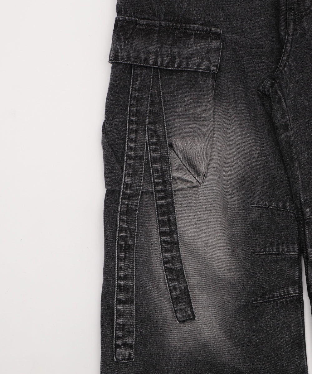 イージーマルチポケットデニムカーゴ