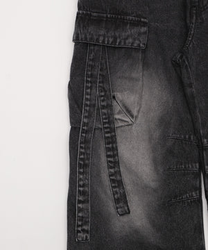 イージーマルチポケットデニムカーゴ