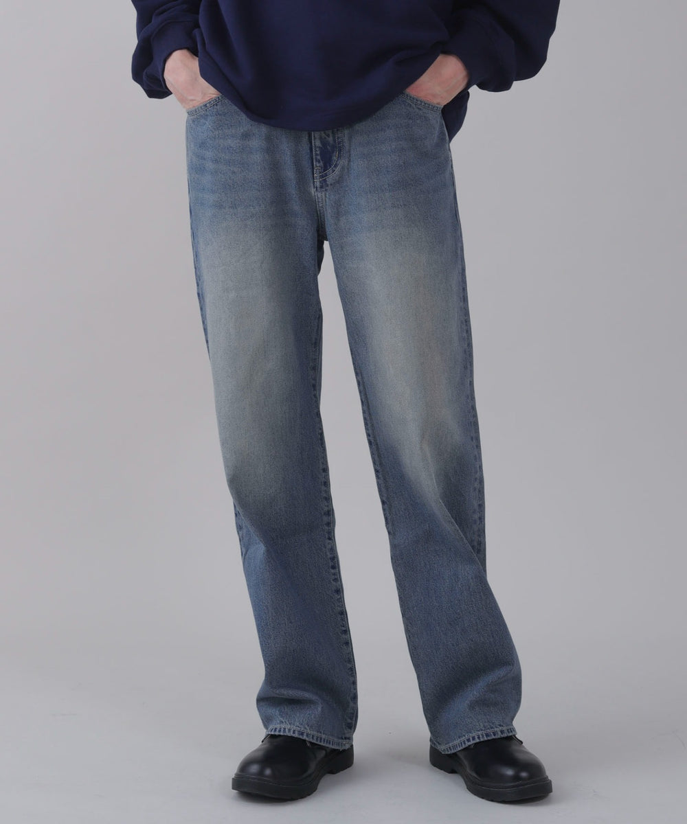 デニム中濃 モデル：178cm L着用