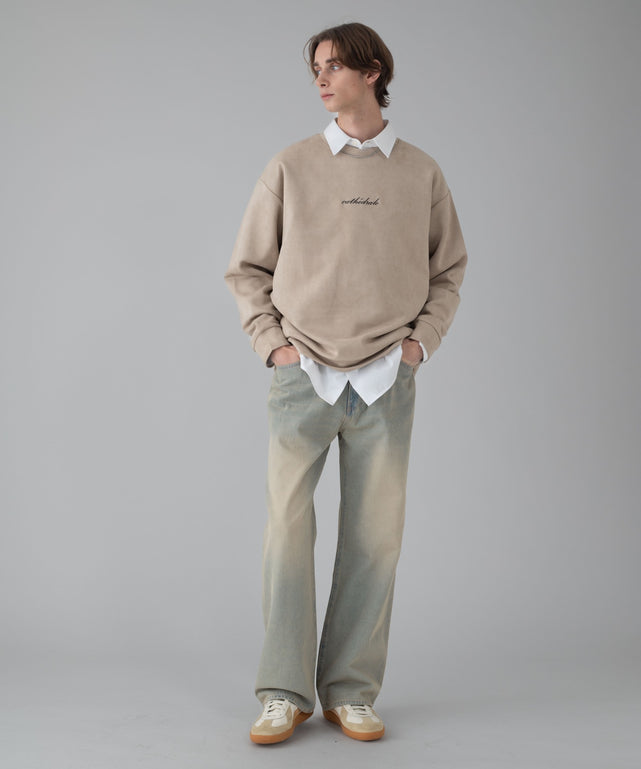 デニム淡加工 モデル：178cm L着用