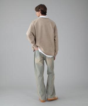 デニム淡加工 モデル：178cm L着用