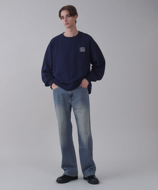 デニム中濃 モデル：178cm L着用