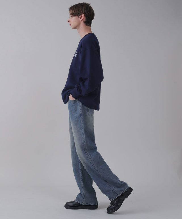 デニム中濃 モデル：178cm L着用