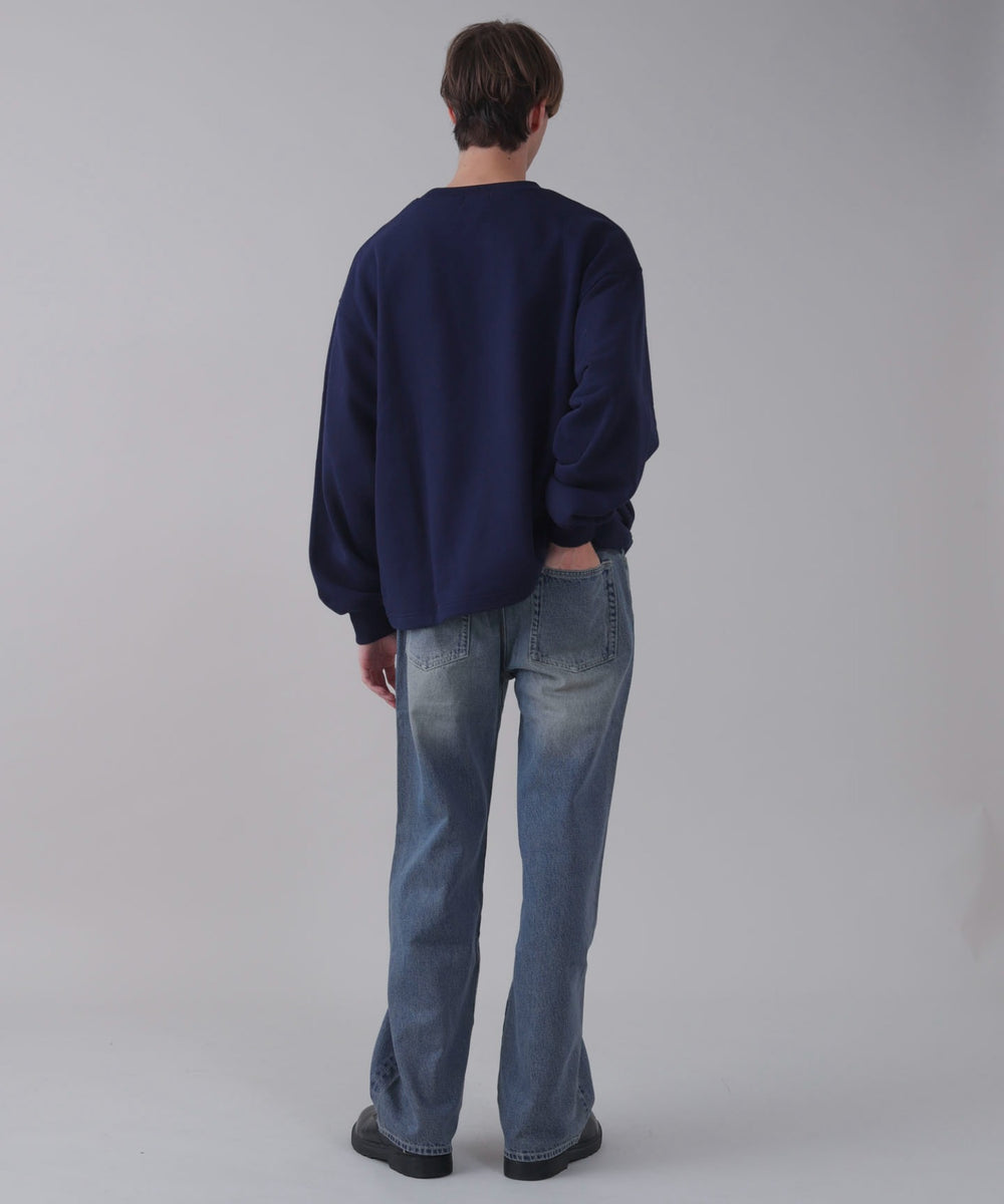 デニム中濃 モデル：178cm L着用