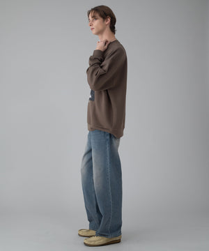 デニム中濃加工 モデル：178cm L着用