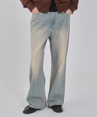 フレアデニムパンツ