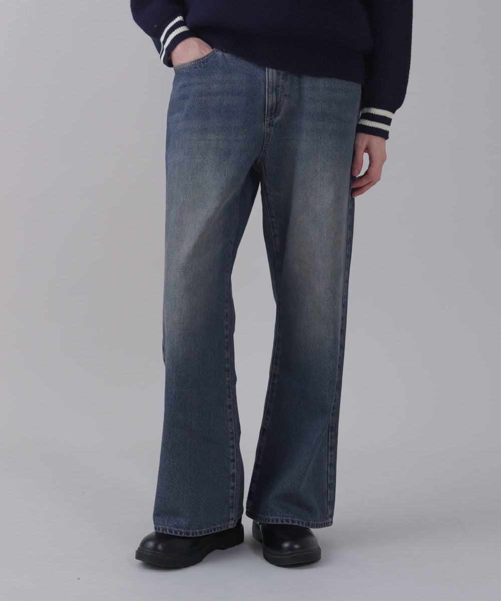 デニム中濃 モデル：178cm L着用