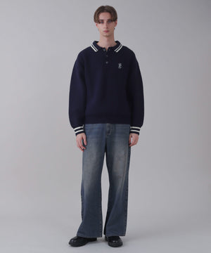 デニム中濃 モデル：178cm L着用