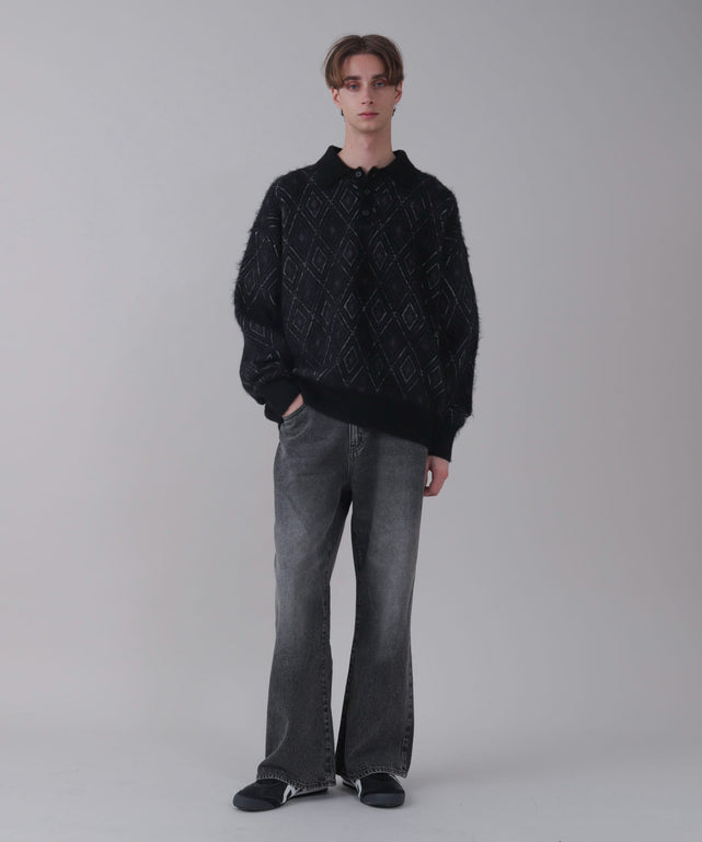 デニムブラックブラック モデル：178cm L着用