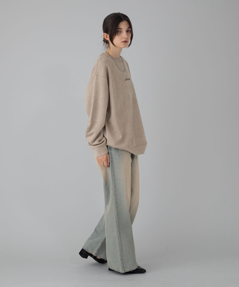 デニム淡加工 モデル：162cm M着用