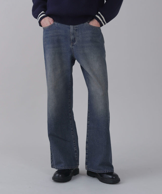 デニム中濃 モデル：178cm L着用