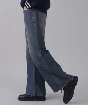 デニム中濃 モデル：178cm L着用