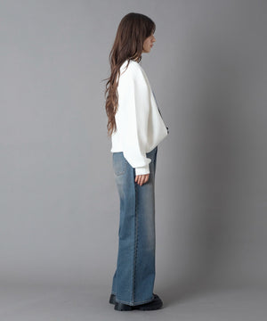 デニム中濃 モデル：162cm M着用