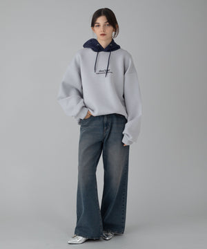 デニム中濃加工 モデル：162cm M着用