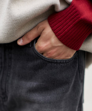 パラシュートデニムパンツ