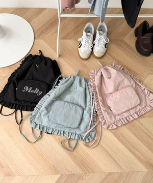 Meltyロゴフリルナップサック