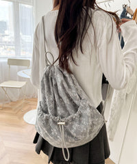 柄2レース（Lグレー） / F