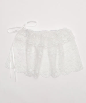 レースリボンラップスカート