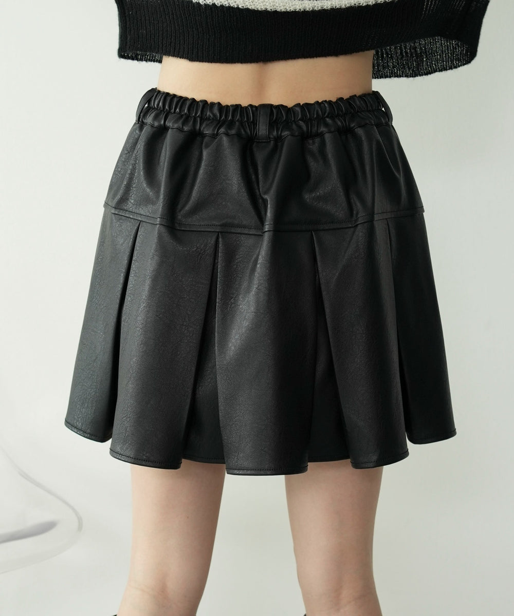 PUプリーツスカパン