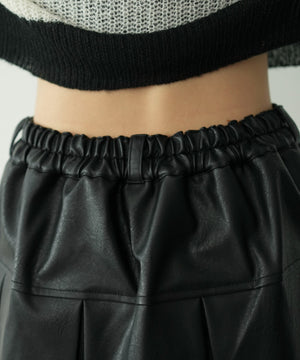 PUプリーツスカパン