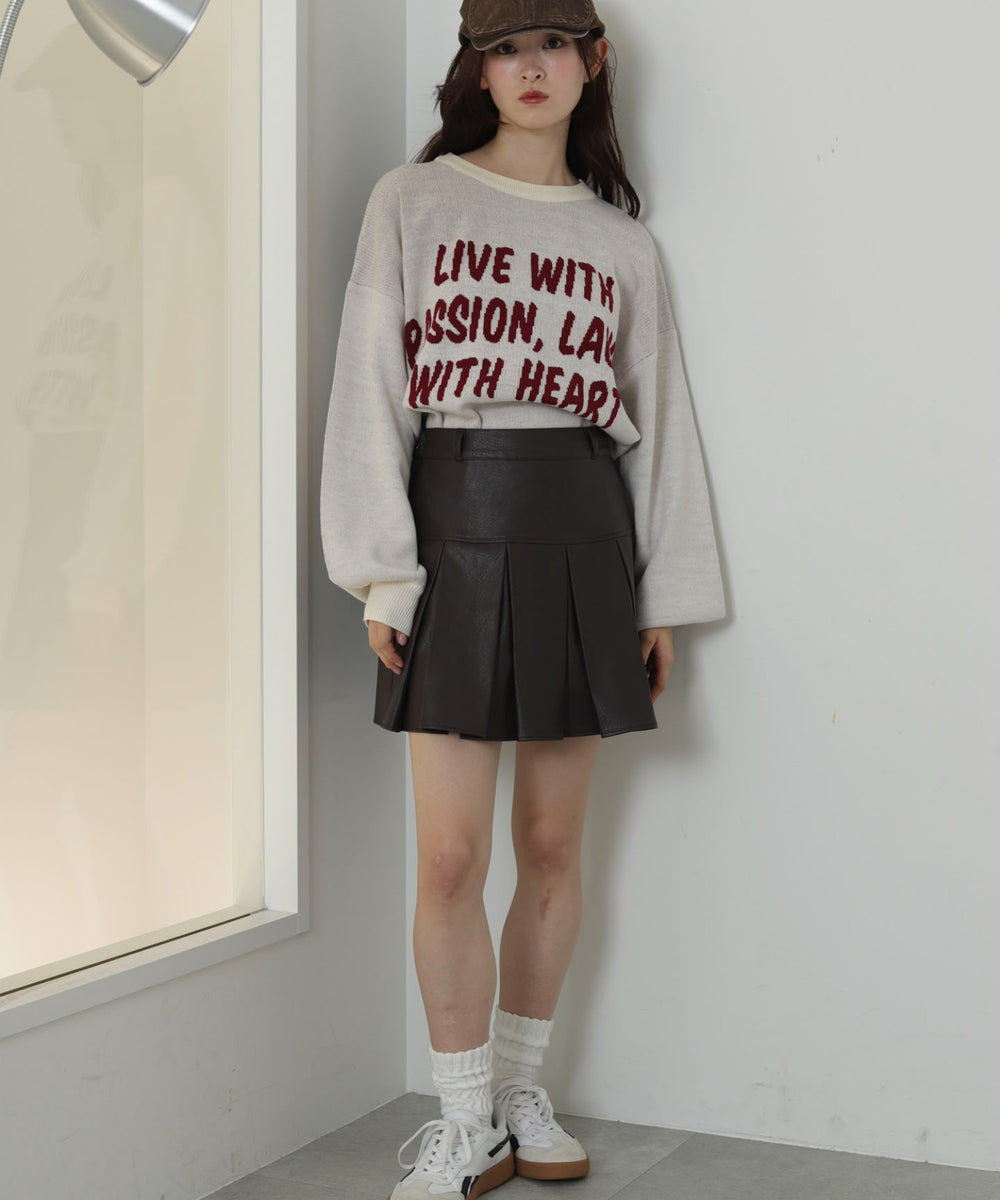 ブラウン　モデル：163cm M着用