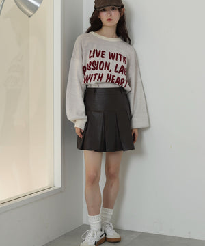 ブラウン　モデル：163cm M着用