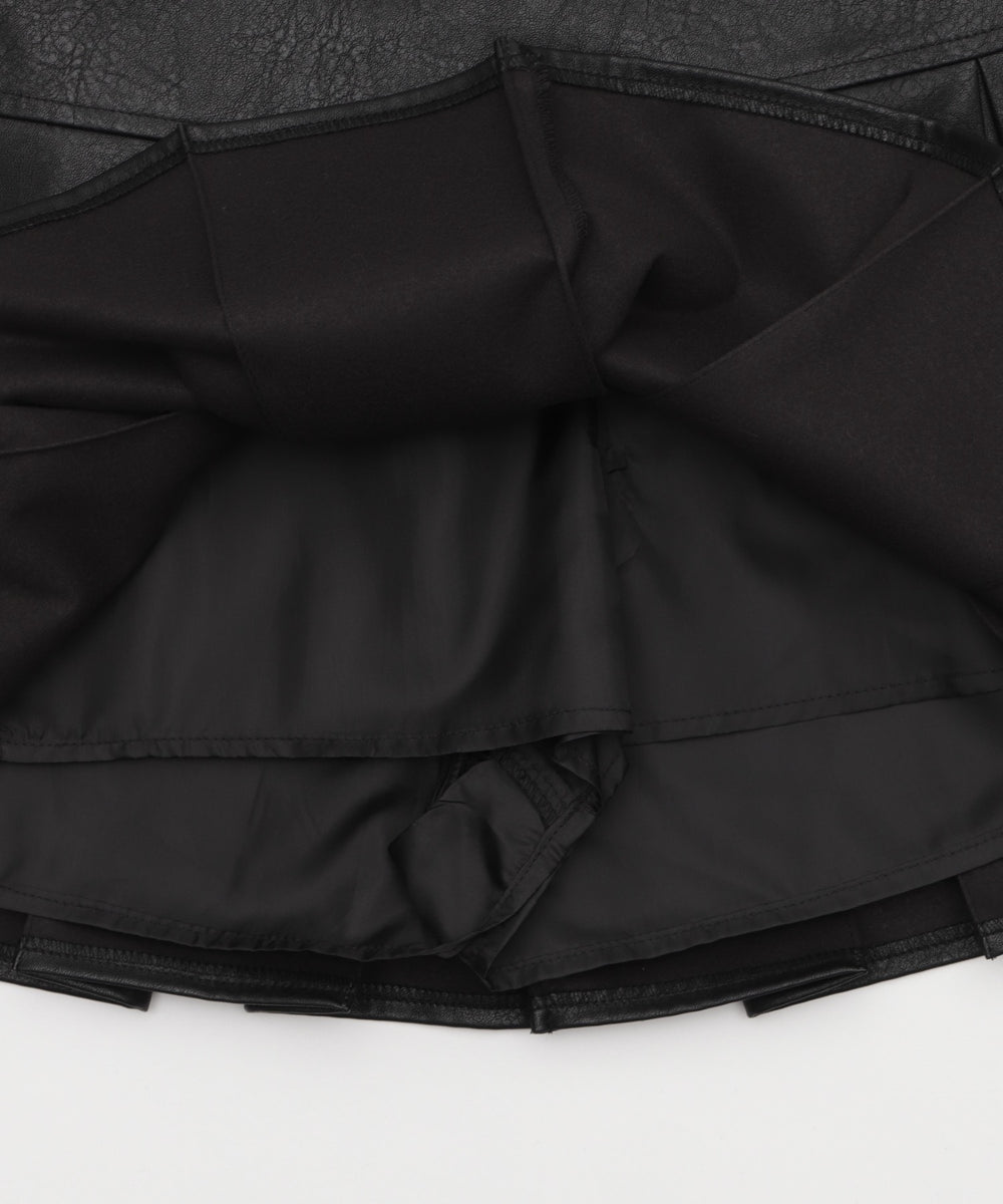 PUプリーツスカパン