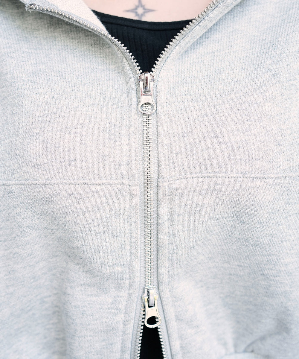 ショートZIPパーカー