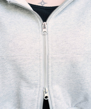 ショートZIPパーカー