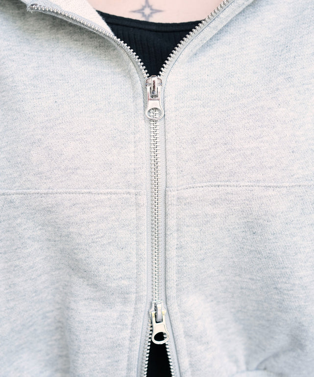 ショートZIPパーカー